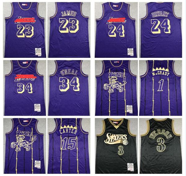 23 james 15 carter 3 iverson philadelphia 76ers lakers magic raptors vintage mitchell & ness basketball jersey, Black;red
23 james 15 carter 3 iverson philadelphia 76ers lakers magic raptors vintage mitchell & ness basketball jersey, Black;red