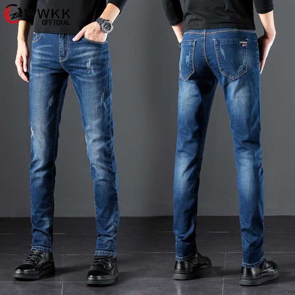 wwkk 2020 new men's fashion jeans business casual stretch slim jeans classic trousers denim pants male blue large size 38
wwkk 2020 new men's fashion jeans business casual stretch slim jeans classic trousers denim pants male blue large size 38