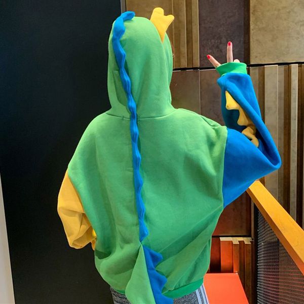 fashion women casual loose print long sleeve splice dinosaur sweatshirt hoodies autumn long sleeve outwear plus size sweats, Black
fashion women casual loose print long sleeve splice dinosaur sweatshirt hoodies autumn long sleeve outwear plus size sweats, Black