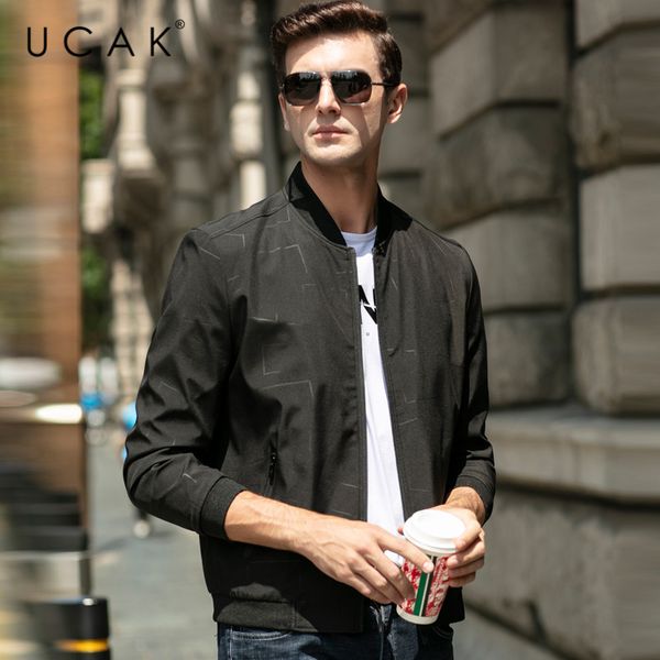 ucak brand fashion jackets men striped casual chaquetas hombre new spring coat streetwear jacket men u8049, Black;brown
ucak brand fashion jackets men striped casual chaquetas hombre new spring coat streetwear jacket men u8049, Black;brown