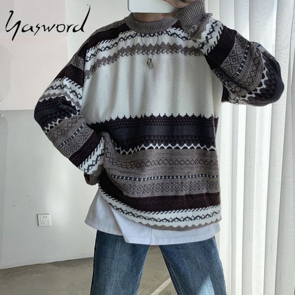 yasword men sweater o-neck stripes pullovers long sleeve knitted sweatercoat fashion casual woolen winter autumn male knitwear, White;black
yasword men sweater o-neck stripes pullovers long sleeve knitted sweatercoat fashion casual woolen winter autumn male knitwear, White;black