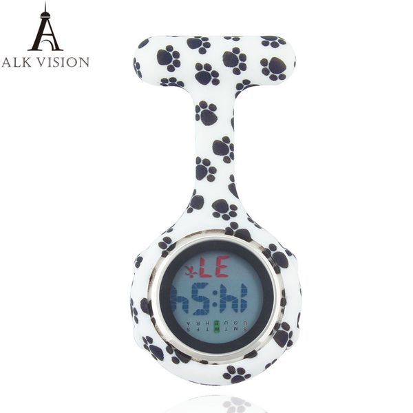 alk digital silicone nurse watch fob pocket watches dog paw doctor gift medical hospital brooch lapel clock brand week date, Slivery;golden
alk digital silicone nurse watch fob pocket watches dog paw doctor gift medical hospital brooch lapel clock brand week date, Slivery;golden