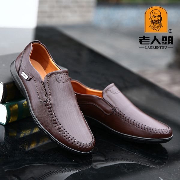 lotory loafers comfortable wear-resistant anti-slip casual leather shoes england round-toe foot covering men's shoes, Black
lotory loafers comfortable wear-resistant anti-slip casual leather shoes england round-toe foot covering men's shoes, Black