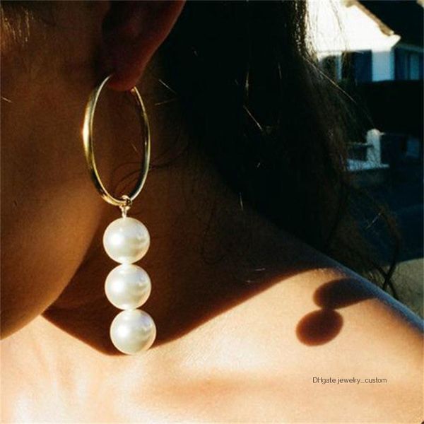 Women Fashion Pearl Pendant Fringe Punk Circle Gold Stud Earrings Girl Charm Jewelry Accessories
Women Fashion Pearl Pendant Fringe Punk Circle Gold Stud Earrings Girl Charm Jewelry Accessories