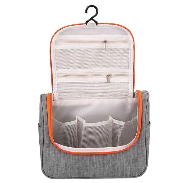 toiletry bag fabric storage bag - waterproof large capacity cosmetic for travel vacation - gray
toiletry bag fabric storage bag - waterproof large capacity cosmetic for travel vacation - gray