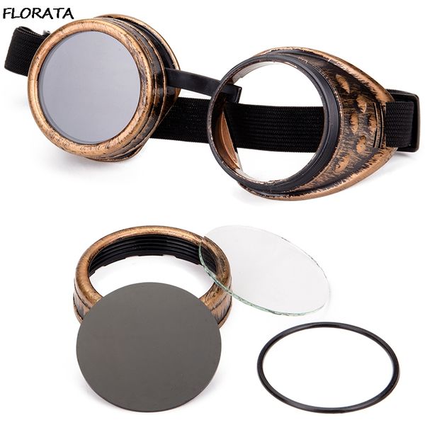 florata retro goggles vintage halloween costume cosplay props steampunk gothic glasses eyewear, White;black
florata retro goggles vintage halloween costume cosplay props steampunk gothic glasses eyewear, White;black