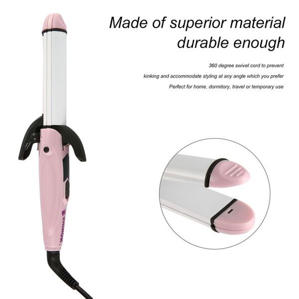 professional ceramic plate curls hair curlers curling iron roller wave wand hair styler styling tools, Black
professional ceramic plate curls hair curlers curling iron roller wave wand hair styler styling tools, Black