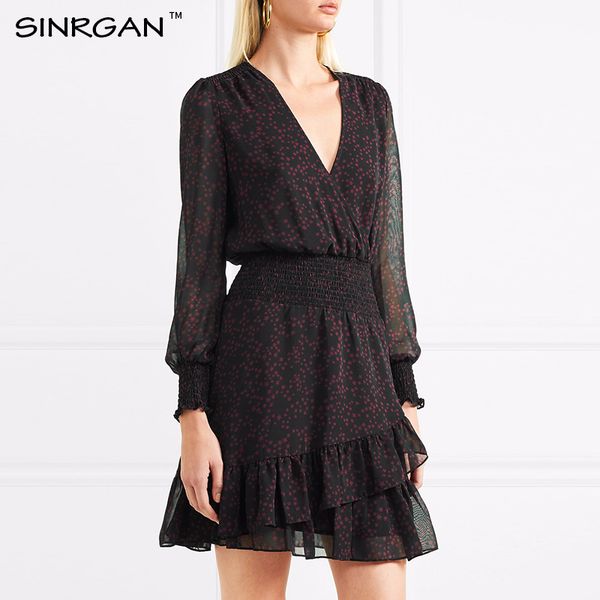 sinrgan black v-neck elegent club dresses women vestidos slim long sleeve solid summer dress chiffon a-line vintage dress, Black;gray
sinrgan black v-neck elegent club dresses women vestidos slim long sleeve solid summer dress chiffon a-line vintage dress, Black;gray