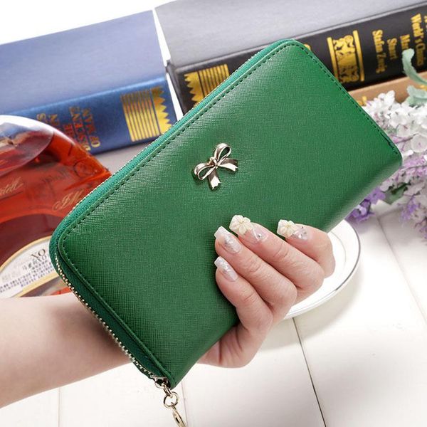 designer-brand wallet woman zipper pu leather girls student long section bags bow large capacity female hand wallet, Red;black
designer-brand wallet woman zipper pu leather girls student long section bags bow large capacity female hand wallet, Red;black