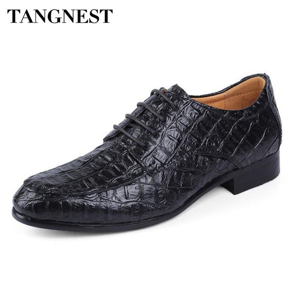 tangnest autumn genuine leather dress shoes man fashion crocodile pattern oxfords man business wedge shoes size 38~50 xmp814, Black
tangnest autumn genuine leather dress shoes man fashion crocodile pattern oxfords man business wedge shoes size 38~50 xmp814, Black