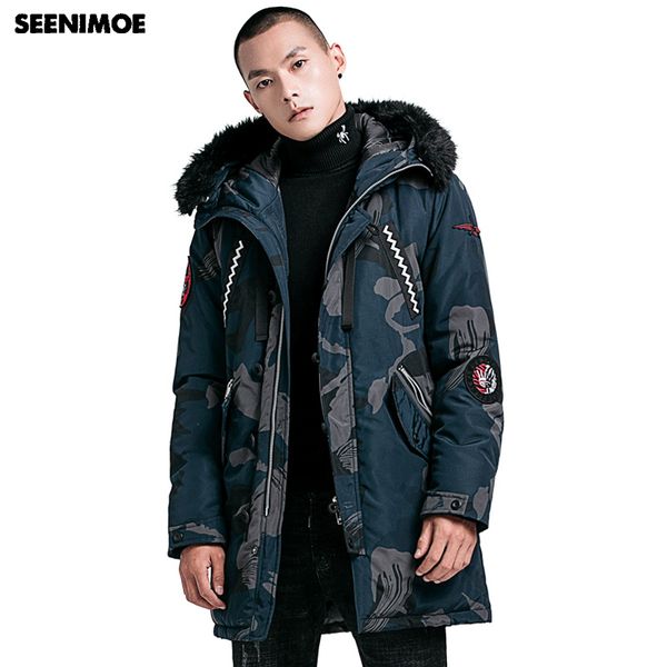seenimoe 2019 new winter parkas man hooded windproof winter jacket brand jacket thicken eu size m-4xl mens long warm coat, Black
seenimoe 2019 new winter parkas man hooded windproof winter jacket brand jacket thicken eu size m-4xl mens long warm coat, Black