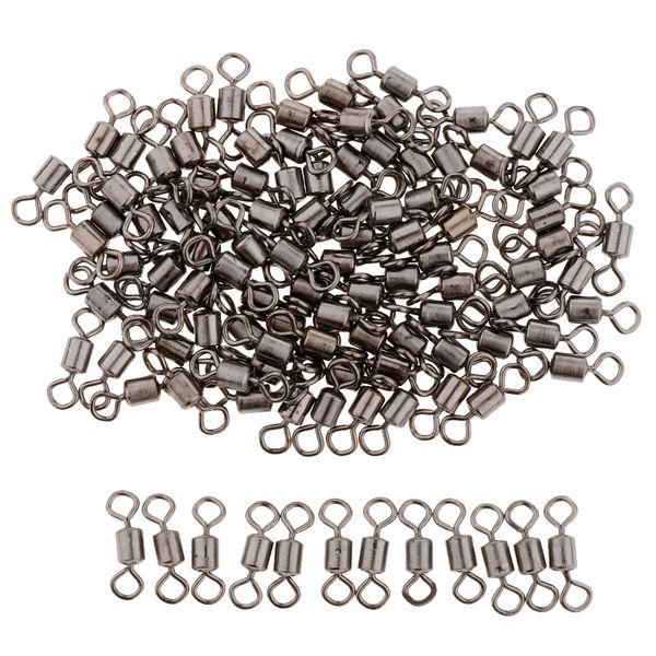 rolling ball bearing fishing swivel stainless steel high strength for bass trout in saltwater and freshwater (pack of 100
rolling ball bearing fishing swivel stainless steel high strength for bass trout in saltwater and freshwater (pack of 100