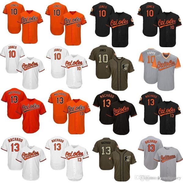 men women youth orioles jersey 10 jones 13 machado jersey black white gray grey orange green salute to service players weekend all-star
men women youth orioles jersey 10 jones 13 machado jersey black white gray grey orange green salute to service players weekend all-star