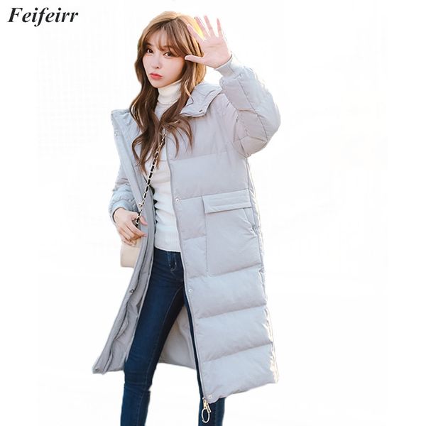 fashion parka women 2018 new winter hooded long sleeve solid color warm loose thicken big size bread service cotton jacket, Black
fashion parka women 2018 new winter hooded long sleeve solid color warm loose thicken big size bread service cotton jacket, Black