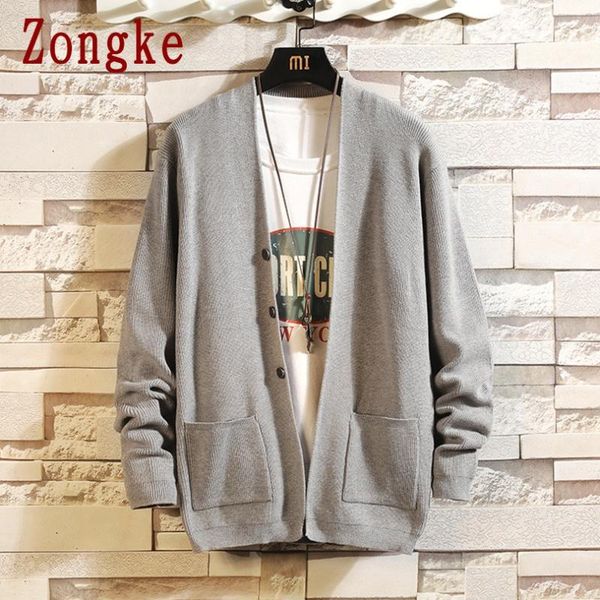 zongke solid men's cardigan korean cardigan men korean knitwear male sweater autumn sweater man winter 2020 -3xl, White;black
zongke solid men's cardigan korean cardigan men korean knitwear male sweater autumn sweater man winter 2020 -3xl, White;black