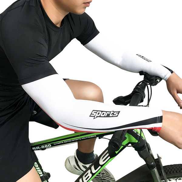 1 pair breathable sleeves quick dry uv protection running cycling elbow pad fitness armguards outdoor sports arm protector, Black
1 pair breathable sleeves quick dry uv protection running cycling elbow pad fitness armguards outdoor sports arm protector, Black