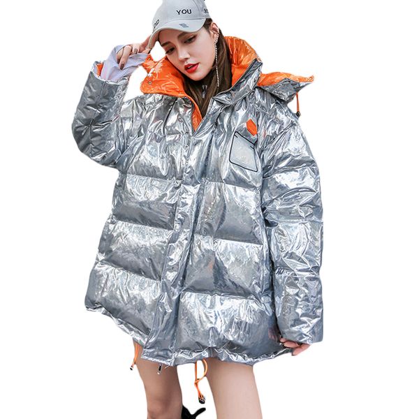 2019 new winter windproof parkas jacket women loose korean thick warm down cotton jackets female hooded cotton jackets overcoat, Black
2019 new winter windproof parkas jacket women loose korean thick warm down cotton jackets female hooded cotton jackets overcoat, Black