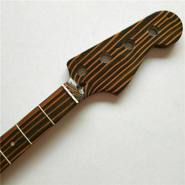 zebra wood electric bass guitar neck replacement 4 string 20 fret
zebra wood electric bass guitar neck replacement 4 string 20 fret