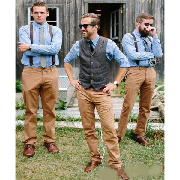 farm wedding brown country wool tweed vests custom made groom's suit vest slim fit tailor made camo gray pink wedding vest men, Black 
farm wedding brown country wool tweed vests custom made groom's suit vest slim fit tailor made camo gray pink wedding vest men, Black