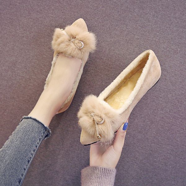 2019 plus velvet flat shoes women's shoes women's autumn and winter new winter wear warm cotton j12-51, Black
2019 plus velvet flat shoes women's shoes women's autumn and winter new winter wear warm cotton j12-51, Black