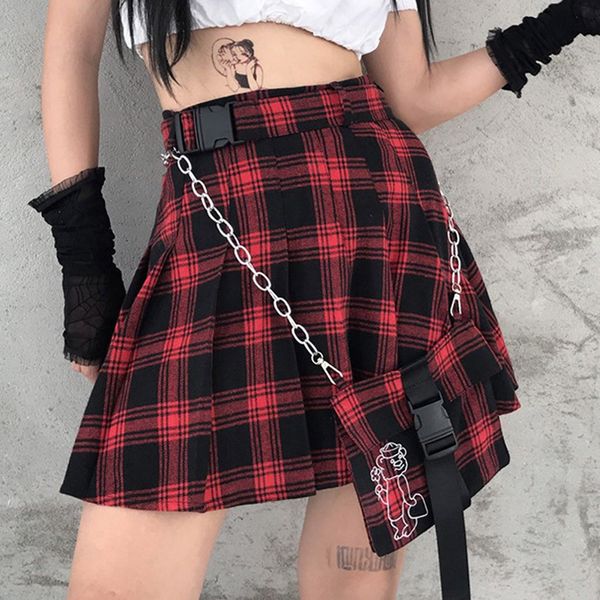 womens skirt new plaid skirt print bandage high waist slim young girl summer large size japan female falda mujer moda 2019, Black
womens skirt new plaid skirt print bandage high waist slim young girl summer large size japan female falda mujer moda 2019, Black