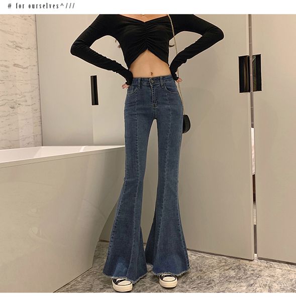 light blue women's tailored waist and hip princess jeans bk417 
light blue women's tailored waist and hip princess jeans bk417