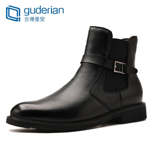 autumn mens shoes boots men fashion genuine leather men boots waterproof ankle height increase winter footwear, Black
autumn mens shoes boots men fashion genuine leather men boots waterproof ankle height increase winter footwear, Black