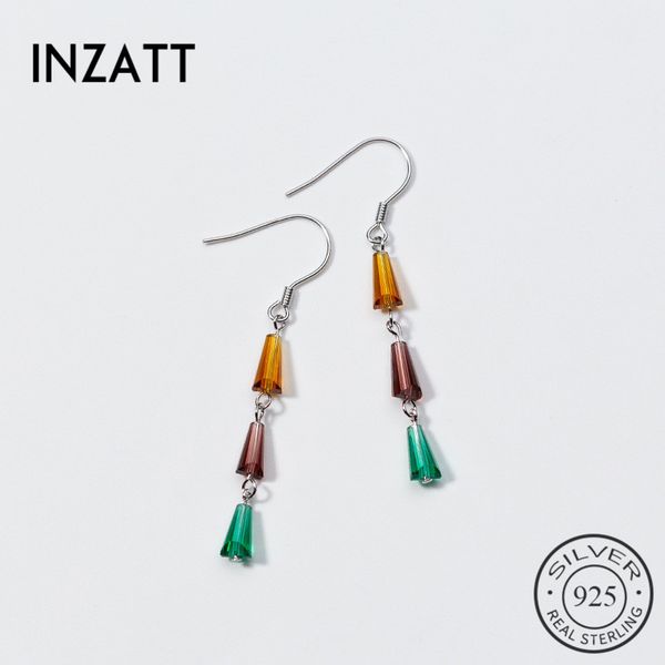 inzatt colorful crystal big hook dangle drop earrings geometric long tassel for women engagement party fashion charm jewelry, Golden
inzatt colorful crystal big hook dangle drop earrings geometric long tassel for women engagement party fashion charm jewelry, Golden