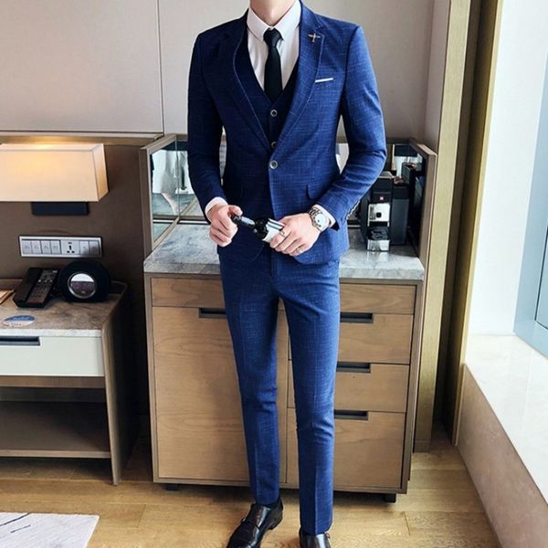 korean mens formal suits fashion 3pcs business man office work slim fit blazer set plus size 5xl groom vest wedding dess suit, White;black
korean mens formal suits fashion 3pcs business man office work slim fit blazer set plus size 5xl groom vest wedding dess suit, White;black