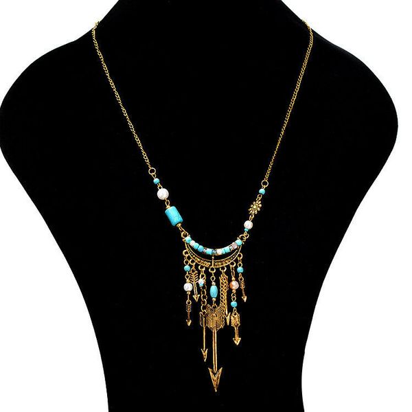 women chain statement arrows tassel chunky pendant choker bib necklace jewelry gold chain choker harajuku stainless steel, Silver
women chain statement arrows tassel chunky pendant choker bib necklace jewelry gold chain choker harajuku stainless steel, Silver