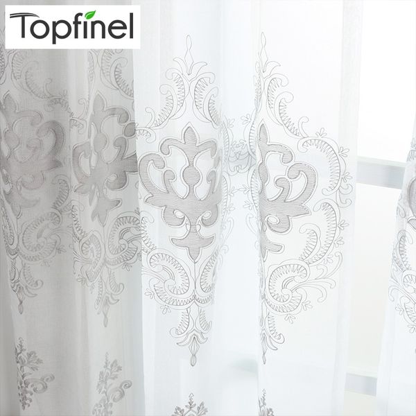 white embroidered floral sheer curtains for living room bedroom tulle yarn door window curtain for kitchen home
white embroidered floral sheer curtains for living room bedroom tulle yarn door window curtain for kitchen home