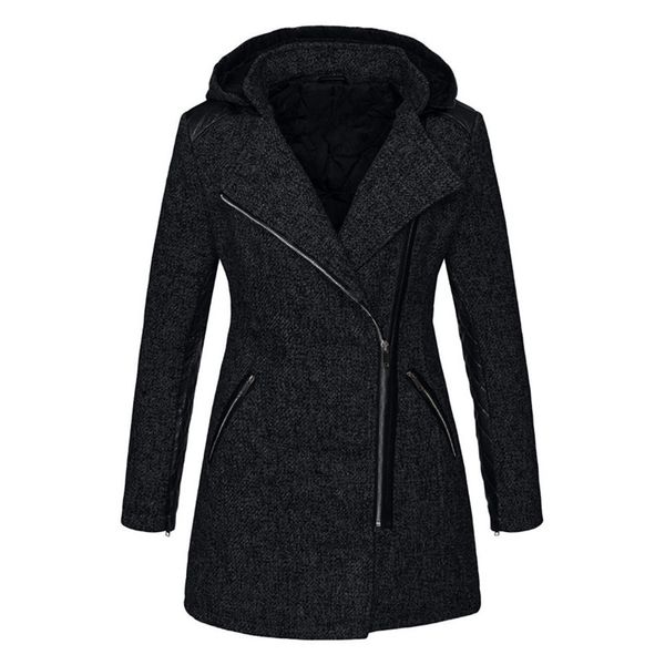 women winter hooded coat autumn zipper slim outerwear spring fashion patchwork black female warm windproof overcoats n17
women winter hooded coat autumn zipper slim outerwear spring fashion patchwork black female warm windproof overcoats n17