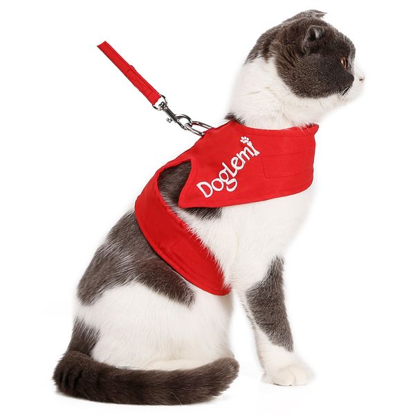 dog and cat universal harness with leash set, escape proof cat harnesses - adjustable dog harnesses
dog and cat universal harness with leash set, escape proof cat harnesses - adjustable dog harnesses
