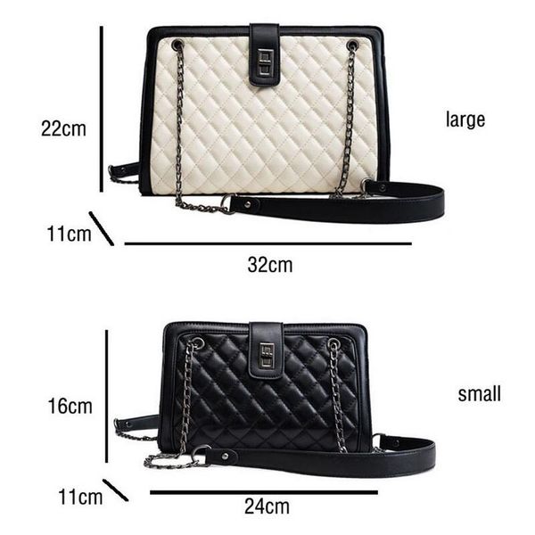 quilted bag lady women brand luxury handbag chain high shopper crossbody fashion designer capacity set 2019 tote leather mscgj, Red;black
quilted bag lady women brand luxury handbag chain high shopper crossbody fashion designer capacity set 2019 tote leather mscgj, Red;black