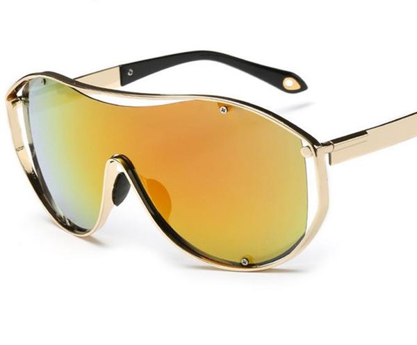 the new 2017 movement women sunglasses the color film sunglasses dazzle colour metal conjoined goggles, White;black
the new 2017 movement women sunglasses the color film sunglasses dazzle colour metal conjoined goggles, White;black