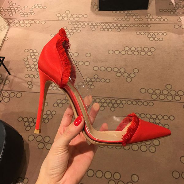 transparent sharp high-heeled shoes shallow thin with wedding shoes women's singles shoe, Black
transparent sharp high-heeled shoes shallow thin with wedding shoes women's singles shoe, Black