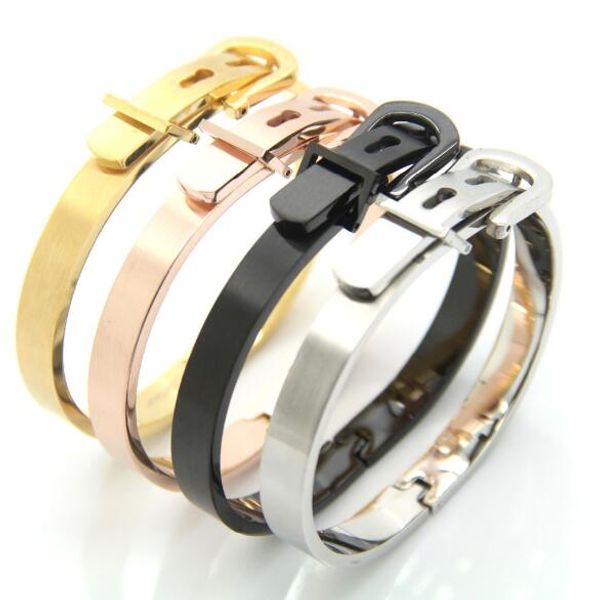fashion luxury gold silver rose gold and black men and women couple belt buckle bracelet jewelry accessories adjustable size
fashion luxury gold silver rose gold and black men and women couple belt buckle bracelet jewelry accessories adjustable size