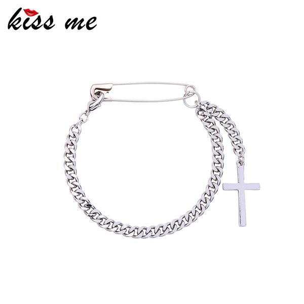 kissme street style minimalism white gold color paper clip pins cross charm bracelets for women gifts fashion cuff accessories, Golden;silver
kissme street style minimalism white gold color paper clip pins cross charm bracelets for women gifts fashion cuff accessories, Golden;silver