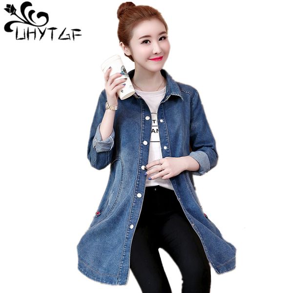 uhytgf women denim jacket coats women long basical jeans jacket coat slim korean loose fashion plus size 5xl denim x148, Black;brown
uhytgf women denim jacket coats women long basical jeans jacket coat slim korean loose fashion plus size 5xl denim x148, Black;brown