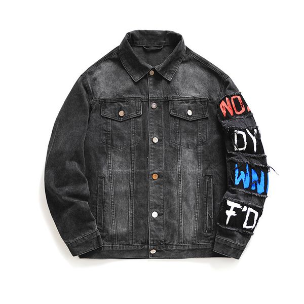 kimsere men's fashion hi street ripped printed denim trucker jacket outerwear distressed painted jean jackets size m-4xl, Black;brown
kimsere men's fashion hi street ripped printed denim trucker jacket outerwear distressed painted jean jackets size m-4xl, Black;brown