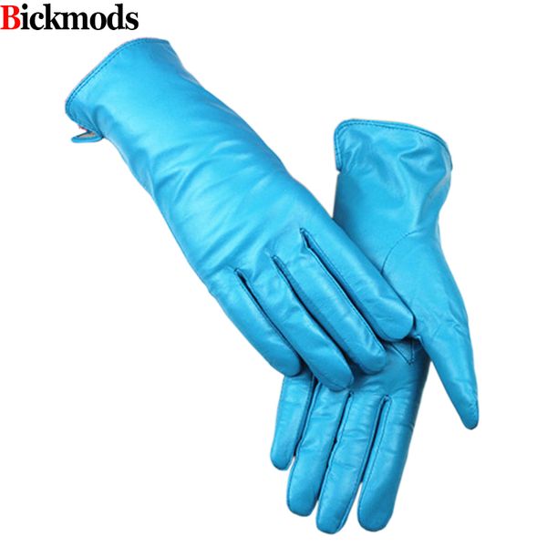 leather gloves female sheepskin gloves straight style wool lining a variety of colors spring and autumn warm ladies, Blue;gray
leather gloves female sheepskin gloves straight style wool lining a variety of colors spring and autumn warm ladies, Blue;gray