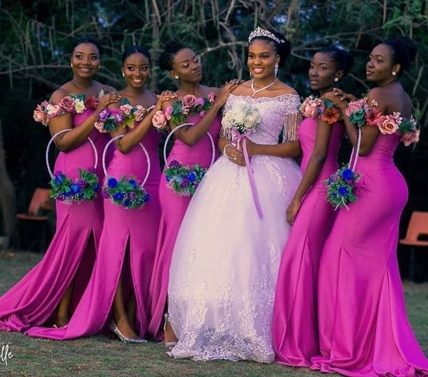 2020 new plus size rose bridesmaid dresses split front dwayne wade african dresses black girls wedding guest dresses evening gowns, White;pink
2020 new plus size rose bridesmaid dresses split front dwayne wade african dresses black girls wedding guest dresses evening gowns, White;pink