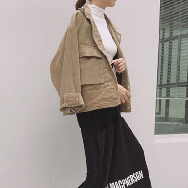 new harajuku corduroy jackets women winter autumn coats plus size overcoats female big cute jackets solid clothing #d25, Black;brown
new harajuku corduroy jackets women winter autumn coats plus size overcoats female big cute jackets solid clothing #d25, Black;brown