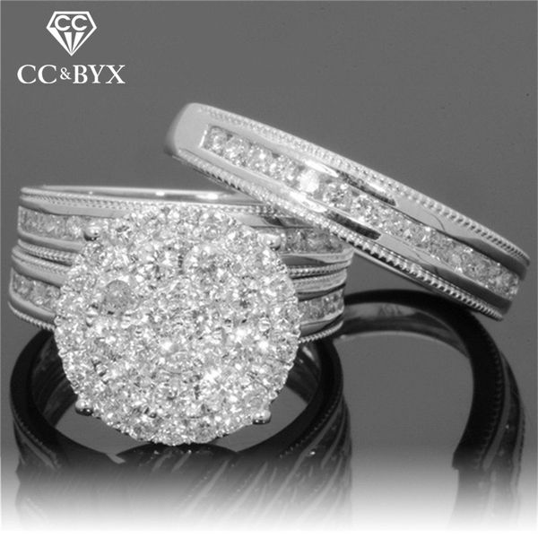 sets rings for women cubic zirconia round stone ring wedding engagement couple ring bridal accessories drop shipping 2372, Golden;silver
sets rings for women cubic zirconia round stone ring wedding engagement couple ring bridal accessories drop shipping 2372, Golden;silver
