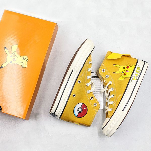 New Convase Chuck 1970s Taylor Fujiwara x DSM x Designer Cute Pikachu Tail Canvas Sneakers Men Women Yellow Street Casual Shoes
New Convase Chuck 1970s Taylor Fujiwara x DSM x Designer Cute Pikachu Tail Canvas Sneakers Men Women Yellow Street Casual Shoes