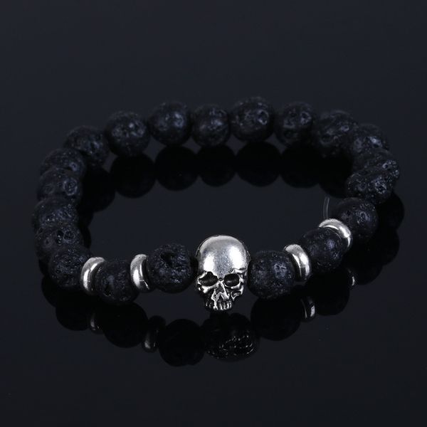2016 fashion 8mm beaded black natural stone beads skull elastic bracelets for men and women tiger eye bracelets
2016 fashion 8mm beaded black natural stone beads skull elastic bracelets for men and women tiger eye bracelets