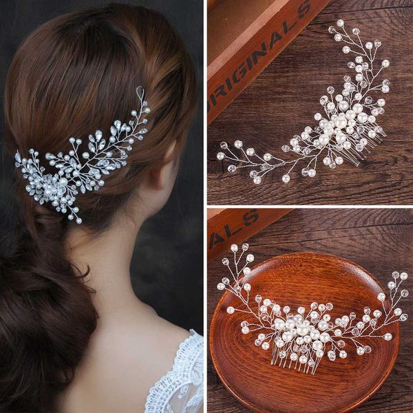 1pc hairwear imitation pearls flower hair comb bridal tiaras crowns headpiece wedding bridal hair jewelry accessories for women, Golden;white
1pc hairwear imitation pearls flower hair comb bridal tiaras crowns headpiece wedding bridal hair jewelry accessories for women, Golden;white