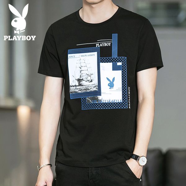 playboy men's fashion slim round neck pullover short sleeve t-shirt 4 colors: blue, black, white, gray, six sizes to choose from i, White;black
playboy men's fashion slim round neck pullover short sleeve t-shirt 4 colors: blue, black, white, gray, six sizes to choose from i, White;black