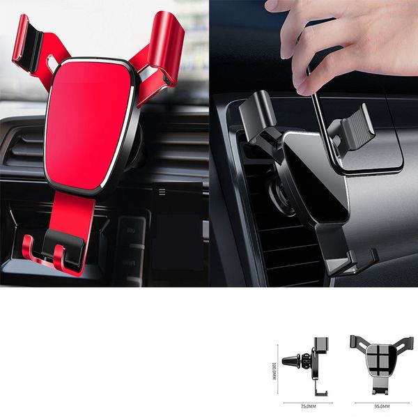 car phone mount air vent, slide-in alum alloy phone holder for car, gravity clamping hands-cradle compatible with iphone, android phone
car phone mount air vent, slide-in alum alloy phone holder for car, gravity clamping hands-cradle compatible with iphone, android phone