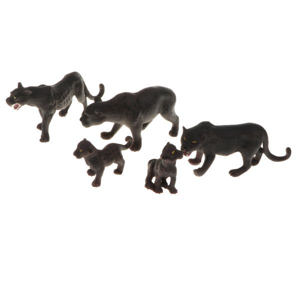 5pcs plastic black leopard model animal figure kids toy set, home decoration, collection
5pcs plastic black leopard model animal figure kids toy set, home decoration, collection